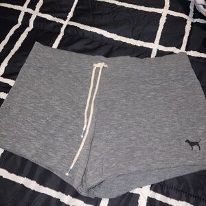 PINK Victoria's Secret Heather Gray Lounge Shorts